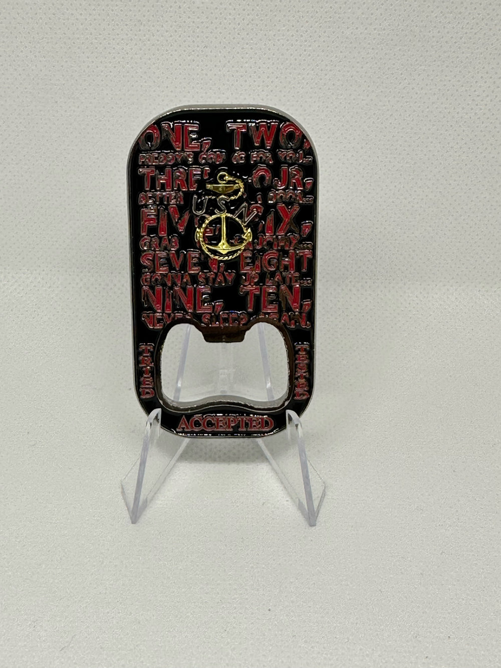 2.5" ELM STREET NAVY CHIEFS BOTTLE OPENER