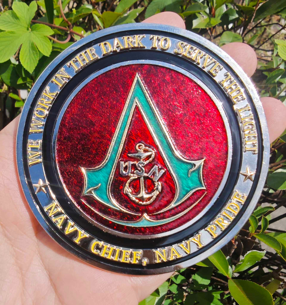 (PRE-SALE) 3" FORGED BY THE CREED CHALLENGE COIN