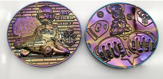 Old School Mario Chief Challenge Coin